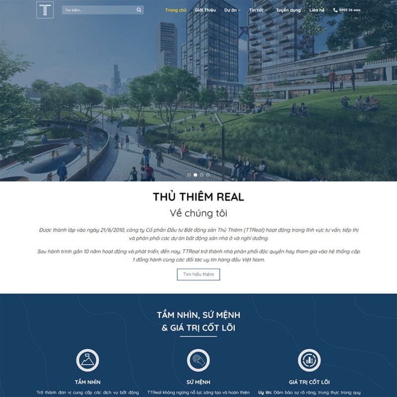 Theme WordPress bất động sản 40, Bất động sản, Dự án bđs, Real Estate