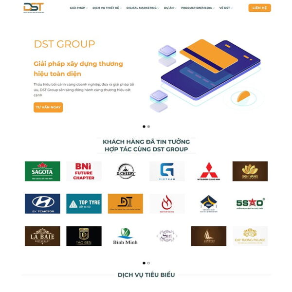 Theme WordPress công ty Digital Marketing 03, Công ty, agency, Design, Marketing, media