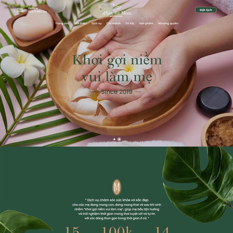 Theme WordPress dịch vụ chăm sóc mẹ và bé 03, Công ty, Baby care, Chăm sóc bầu, Kid, mẹ và bé