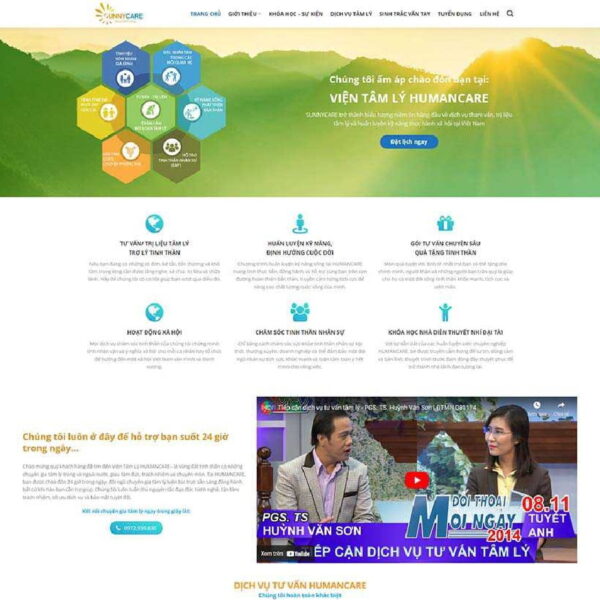 Theme WordPress dịch vụ tư vấn tâm lý, Công ty, Dịch vụ, Tư vấn tâm lý