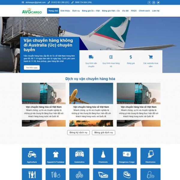 Theme WordPress dịch vụ vận chuyển quốc tế logistic, Công ty, Dịch vụ, logistic, Vận chuyển, Vận tải