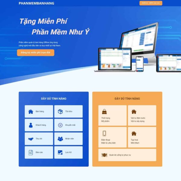 Theme WordPress Landing page giới thiệu phần mềm, Bonus, Landing Page, Landing page, Phần mềm, Software