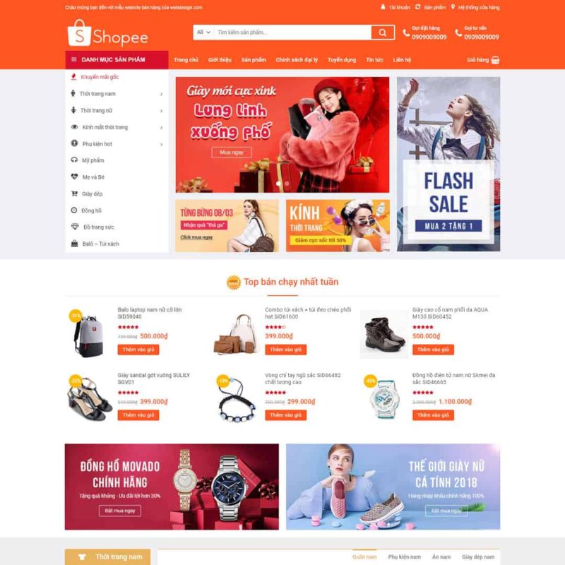 Theme WordPress Shop thời trang, quần áo, Bán hàng, Quần áo, Shop, Thời trang