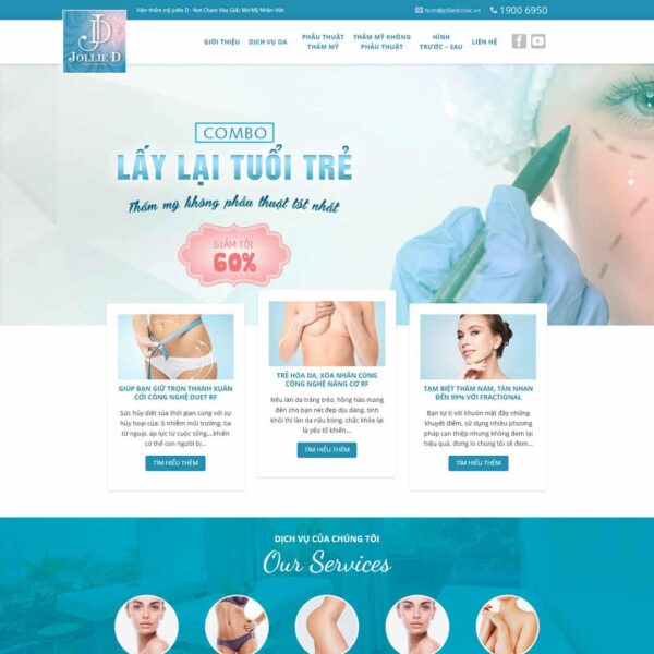 Theme WordPress Spa làm đẹp 04, Làm đẹp, Spa, Thẩm mỹ