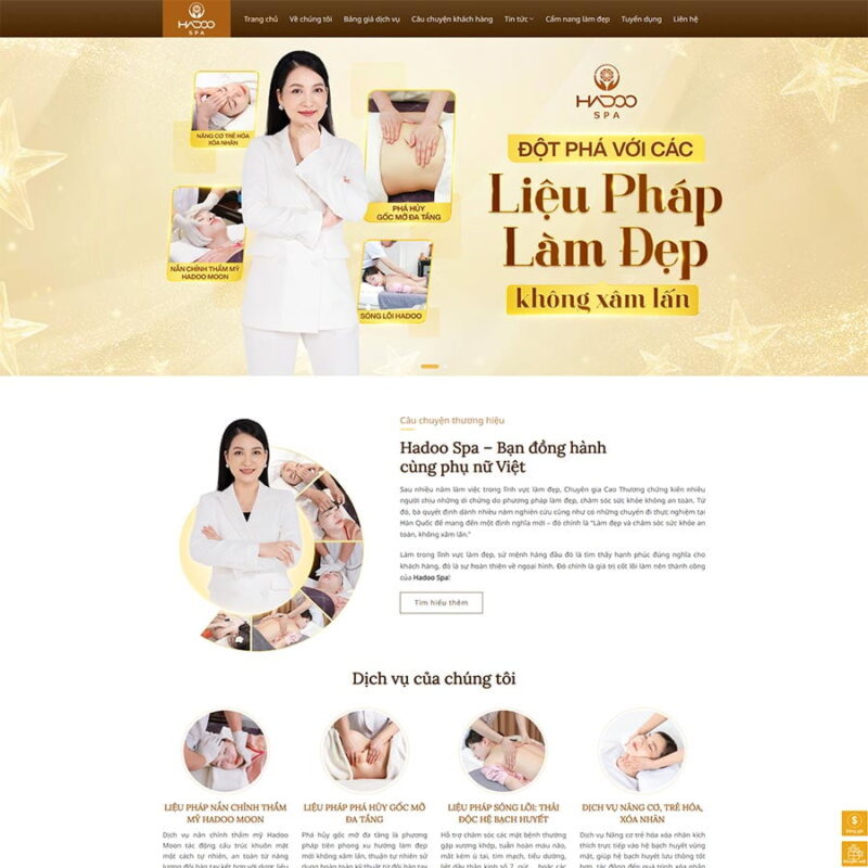 Theme WordPress Spa, làm đẹp 10, Làm đẹp, Spa, Thẩm mỹ