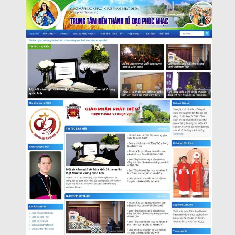 Theme WordPress tin tức 08, Tin tức